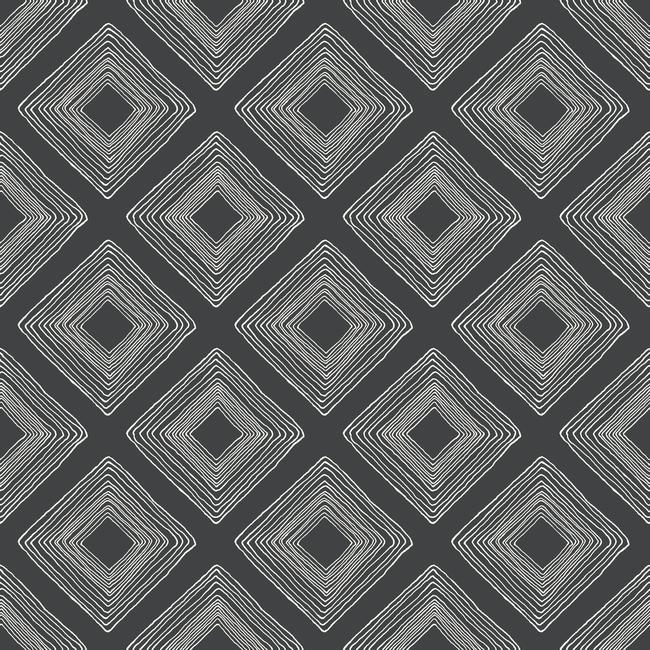 diamond-sketch-wallpaper-white-on-black-york-wallcoverings-me1576