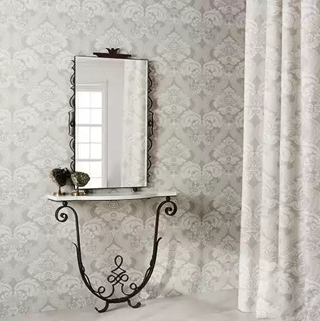 Coromandel Meredith Pearl/Ivory - Nina Campbell - NCW4277-01 Wallcovering