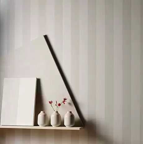 Metallico Vinyls Stripe Champagne - Osborne & Little - W6903-03 Wallcovering