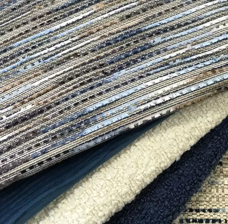 Wave Ivory/Gold/Coral - Osborne & Little - F7542-03 Fabric