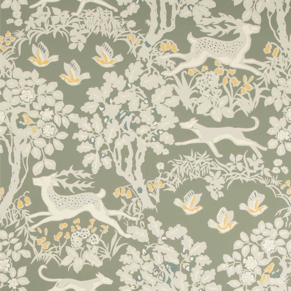 Mille Fleur Wp - Silver - LEE JOFA Wallpaper