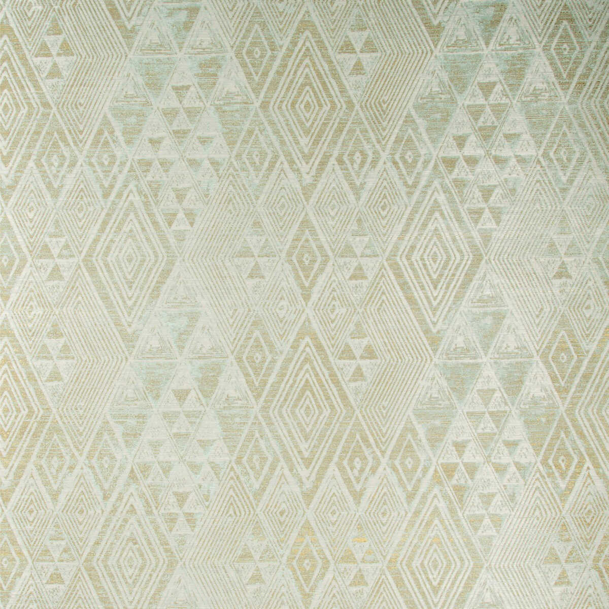 Marula Paper - Aqua/Gold - LEE JOFA Wallpaper