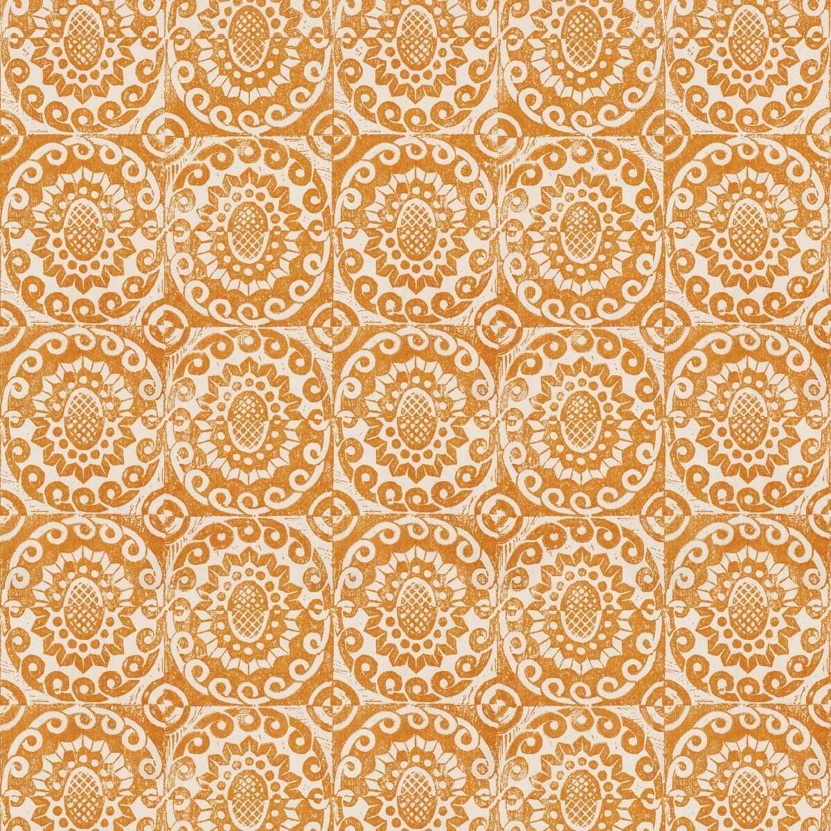 Pineapple Wall - Tangerine - LEE JOFA Wallpaper