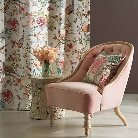 Coromandel Perdana Aqua/Amethyst - Nina Campbell - NCF4245-03 Fabric