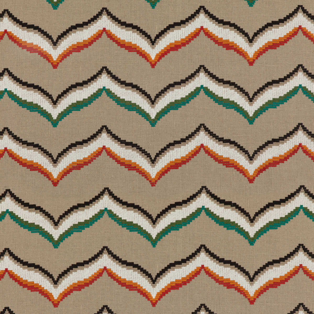 Sombrero - Emerald/Spice - BAKER LIFESTYLE Fabric