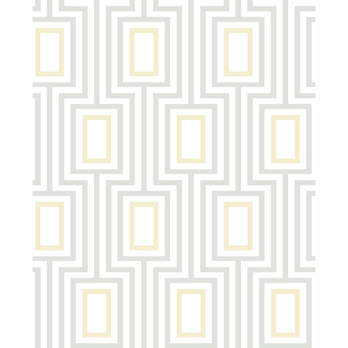 Picture of Citrine Metro Mod Wallpaper by Sarah Richardson