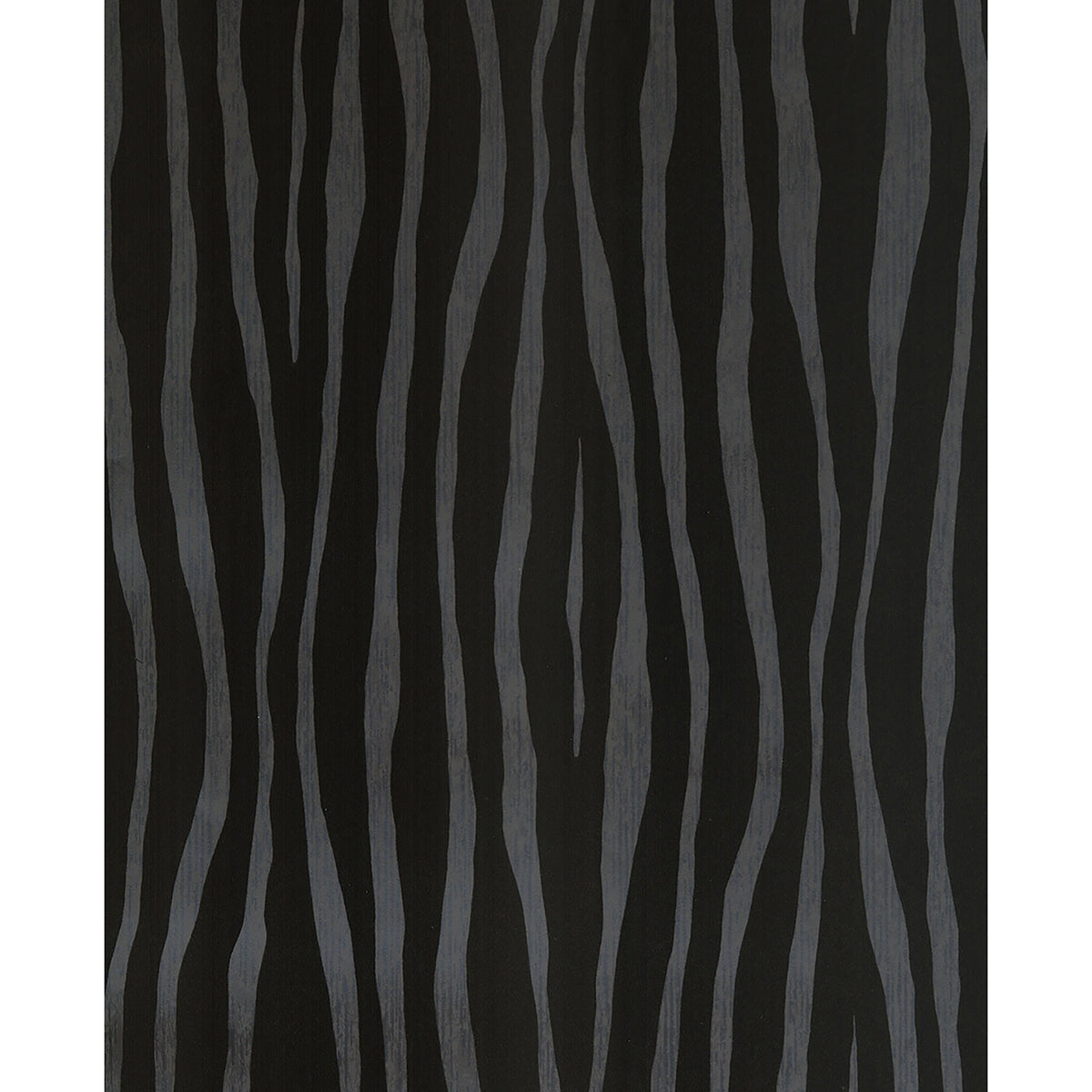 Picture of Burchell Black Zebra Flock Wallpaper
