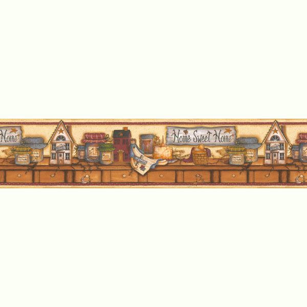 Home Sweet Home Display Shelf Border
