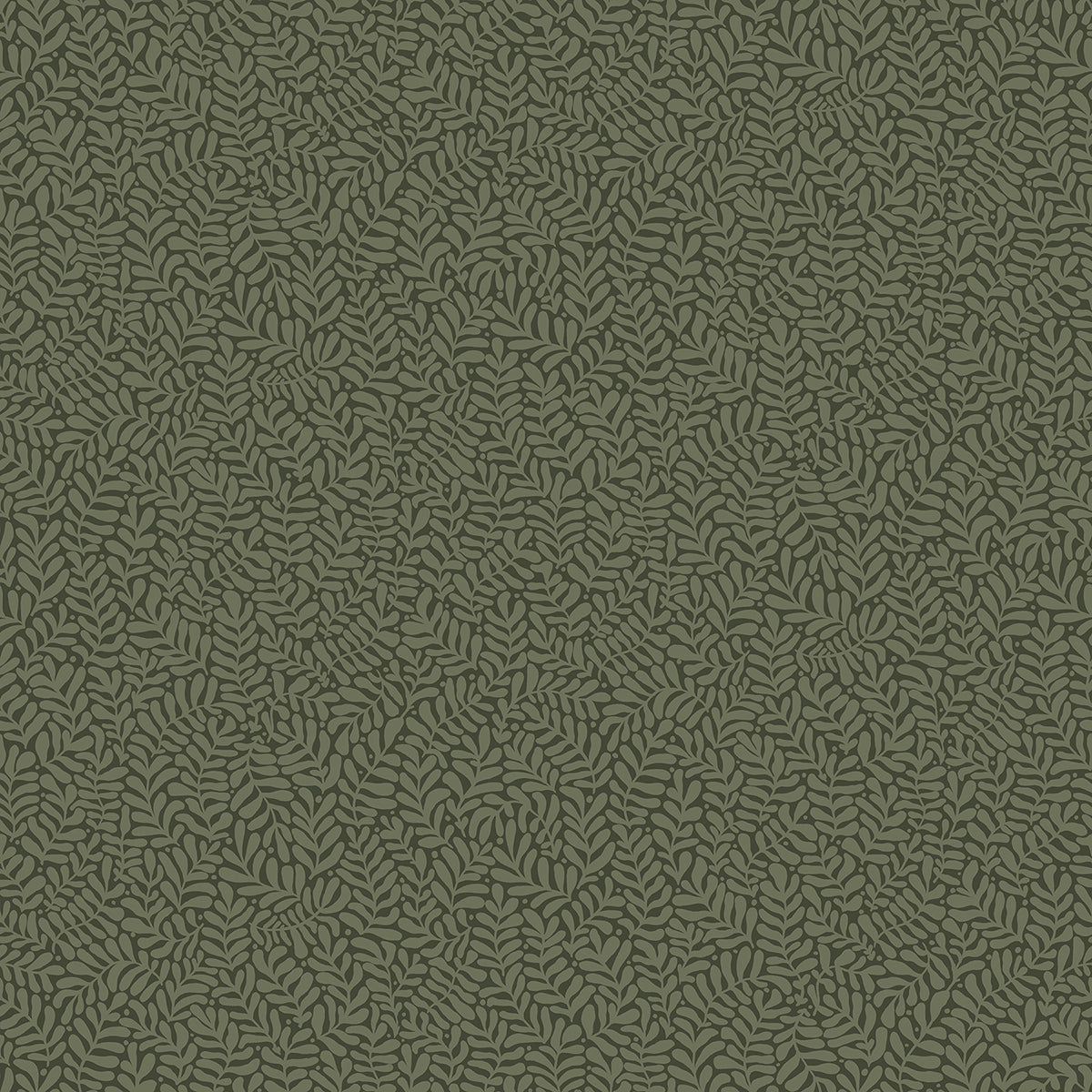 Picture of Anna Dark Green Fern Trail Wallpaper