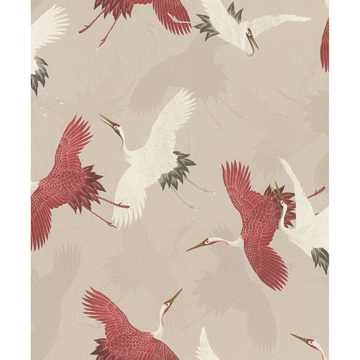 Picture of Kusama Neutral Crane Wallpaper