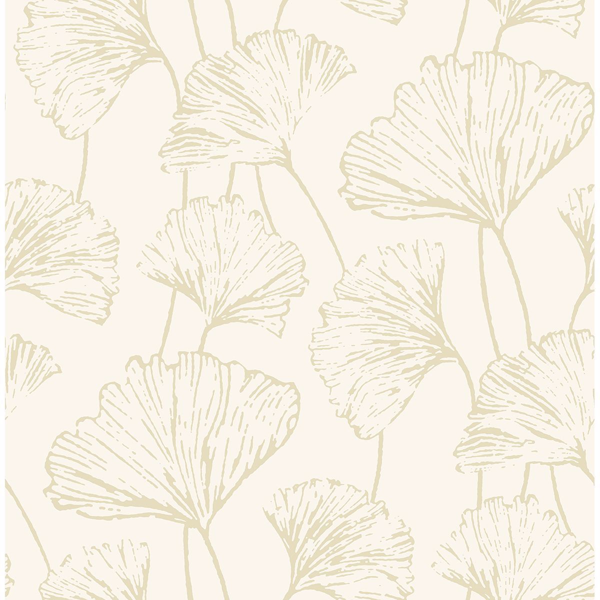Picture of Reverie Gold Ginkgo Wallpaper