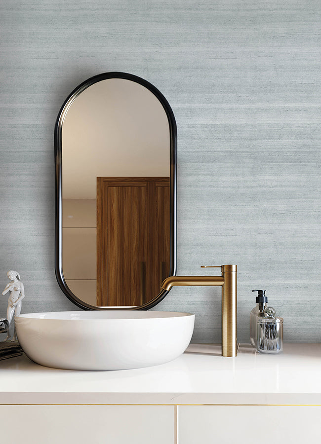First Light Denim Striated Wallpaper - York Wallcovering