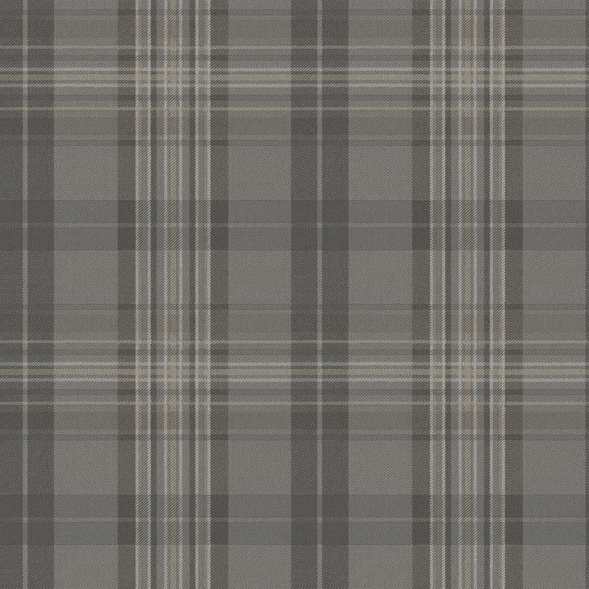 Picture of Austin Charcoal Plaid Wallpaper