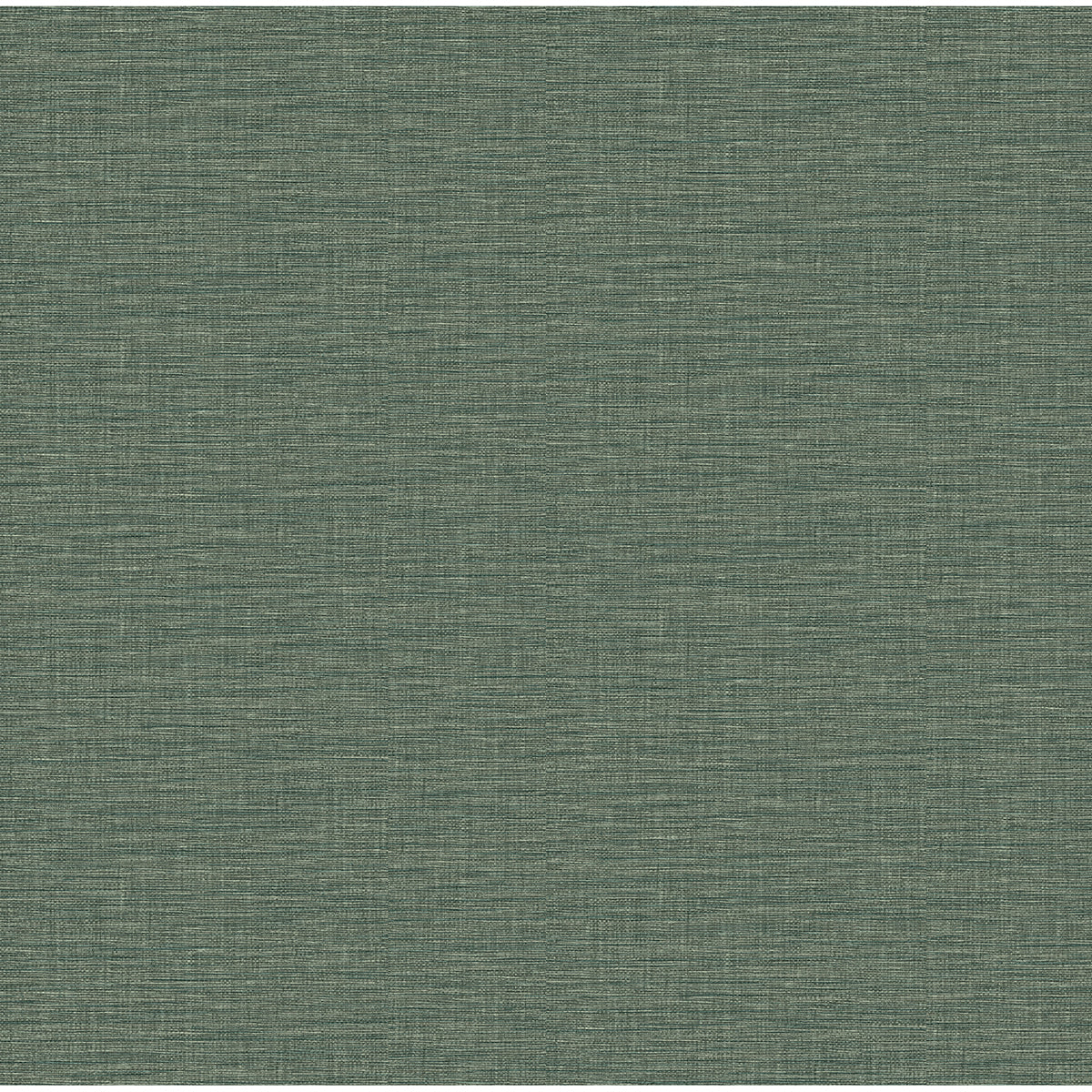 Picture of Lela Green Faux Linen Wallpaper