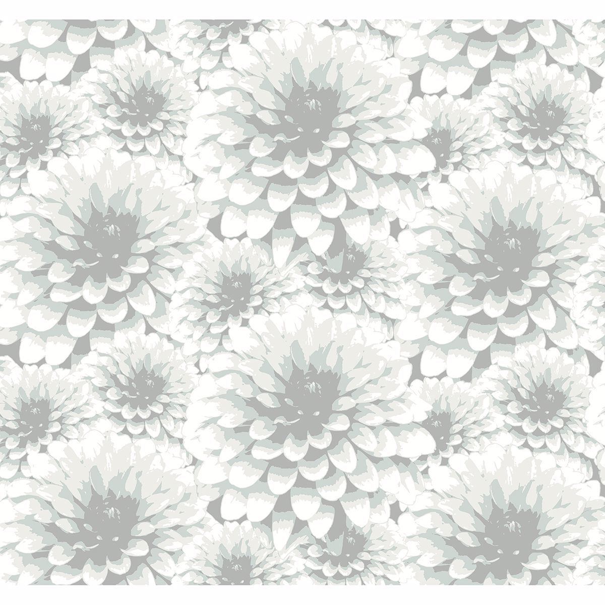 Picture of Umbra Light Grey Floral Wallpaper