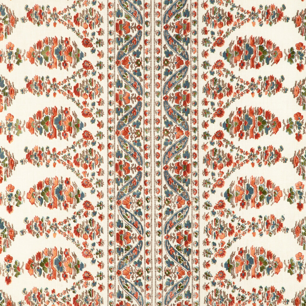 80231085120-visan-print-skycoral-brunschwig-fils - BRUNSCHWIG & FILS Fabric