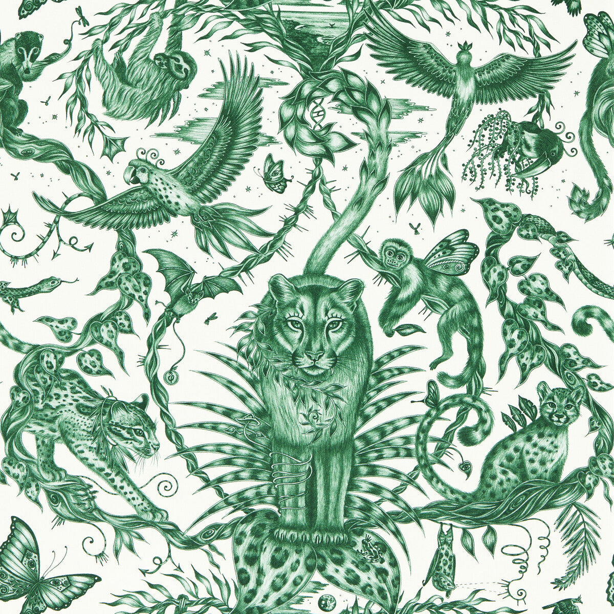 w021305cac0-bosque-dreams-seafoam-wp-clarke-and-clarke - CLARKE AND CLARKE Wallpaper