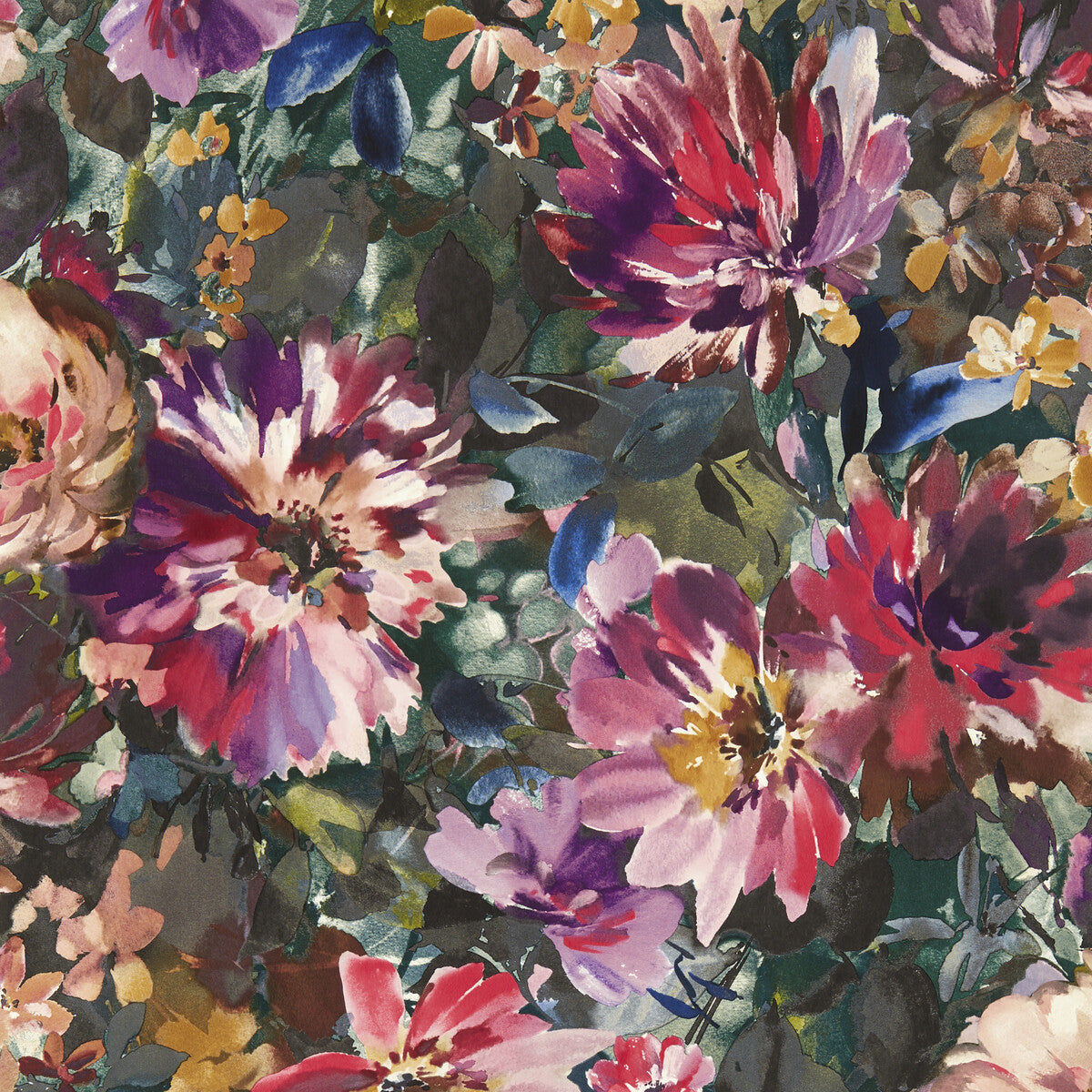 w014501cac0-tahiti-amethystemerald-wp-clarke-and-clarke - CLARKE AND CLARKE Wallpaper