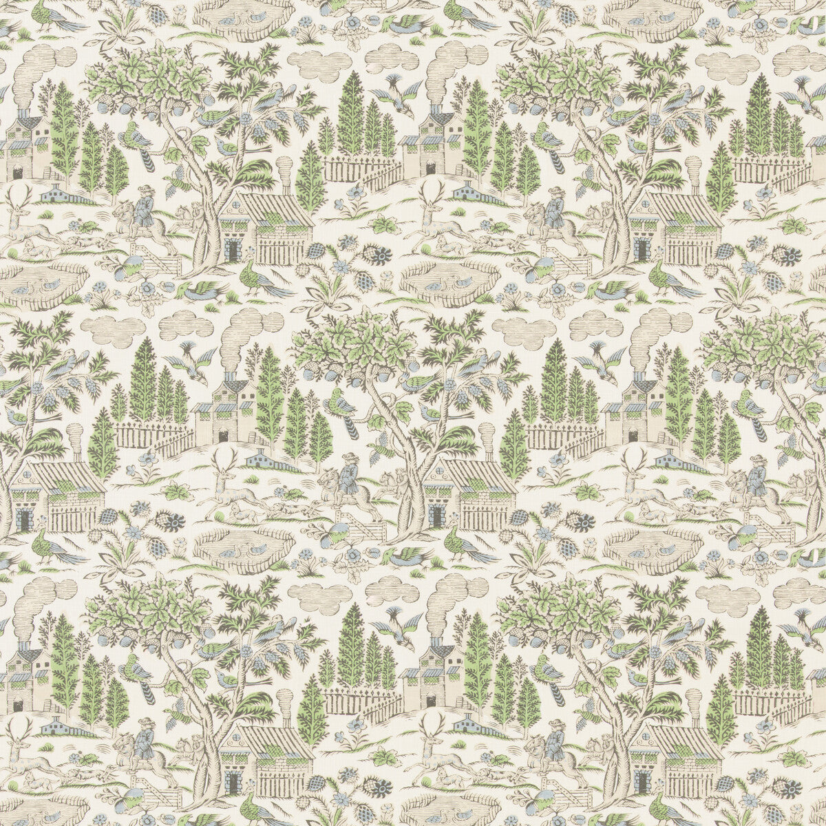 bp1109220-home-park-greenblue-g-p-j-baker - G P & J BAKER Fabric