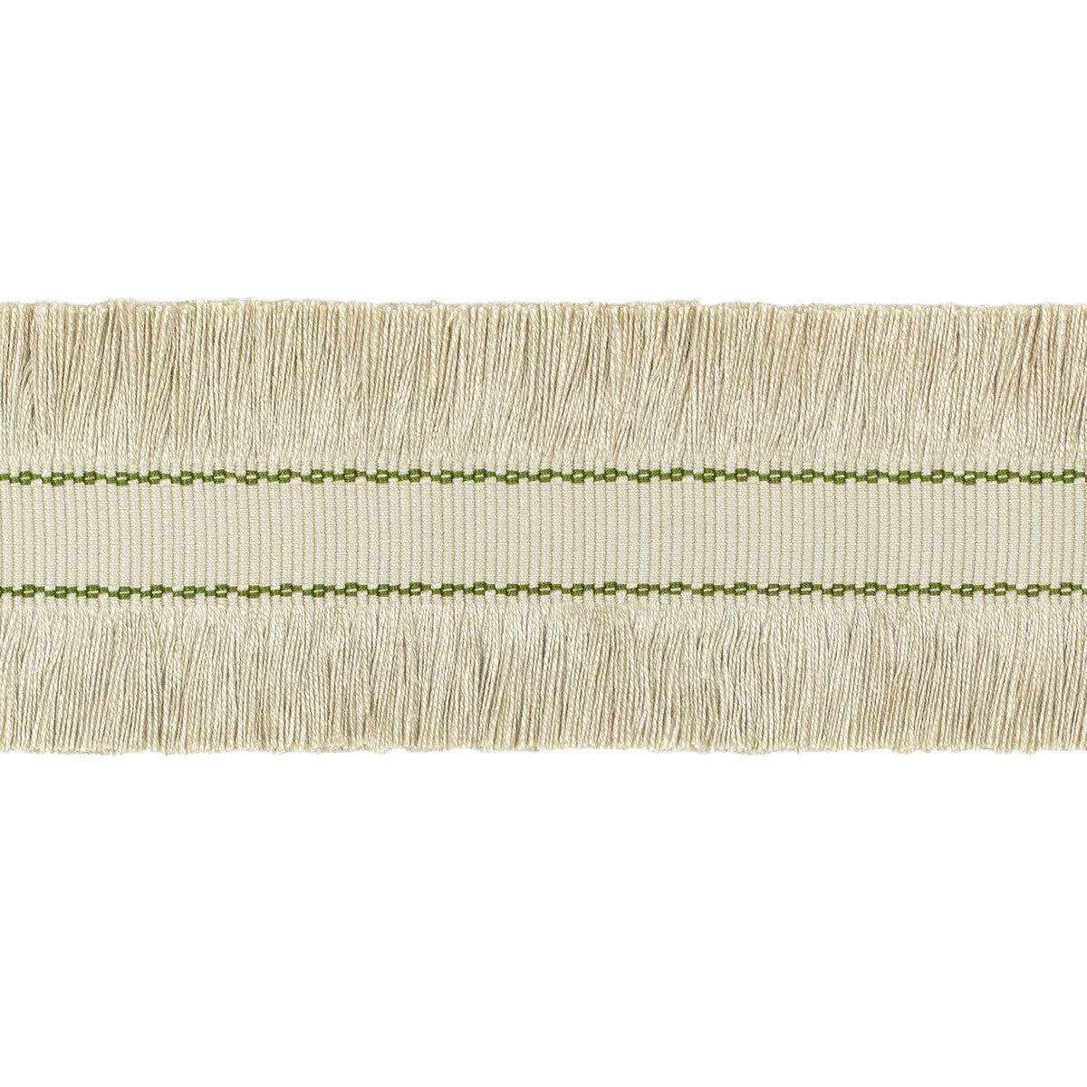 tl1019016230-cut-ruche-fringe-flax-olive-grn-lee-jofa - LEE JOFA Trim