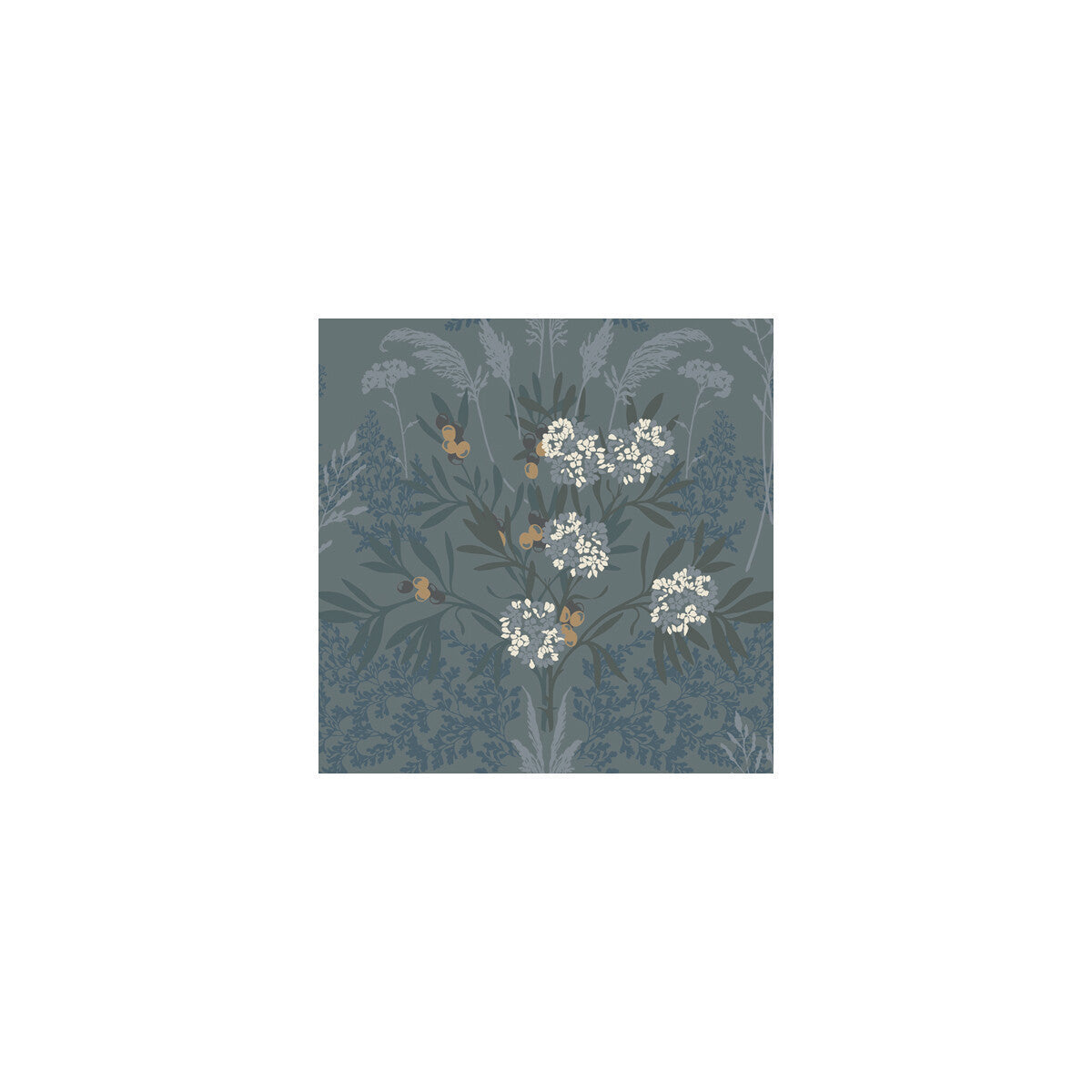 wdr2010wt0-fern-gardens-blue-winfield-thybony - WINFIELD THYBONY Wallpaper