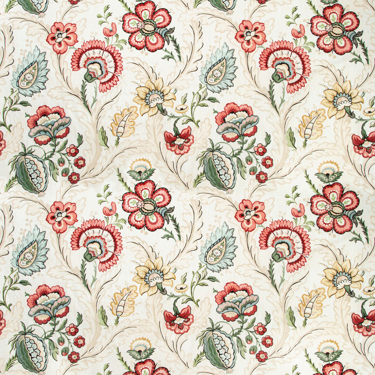 20201869400-wimberly-print-berrygold-lee-jofa - LEE JOFA Fabric