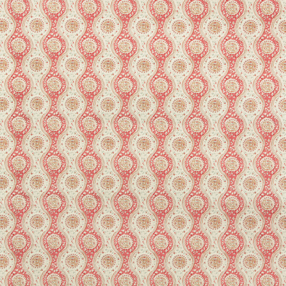 80191291960-nadari-print-redbeige-brunschwig-fils - BRUNSCHWIG & FILS Fabric