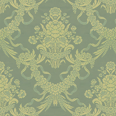br-81036h0-charlieu-lampas-bleuivoire-brunschwig-fils - BRUNSCHWIG & FILS Fabric