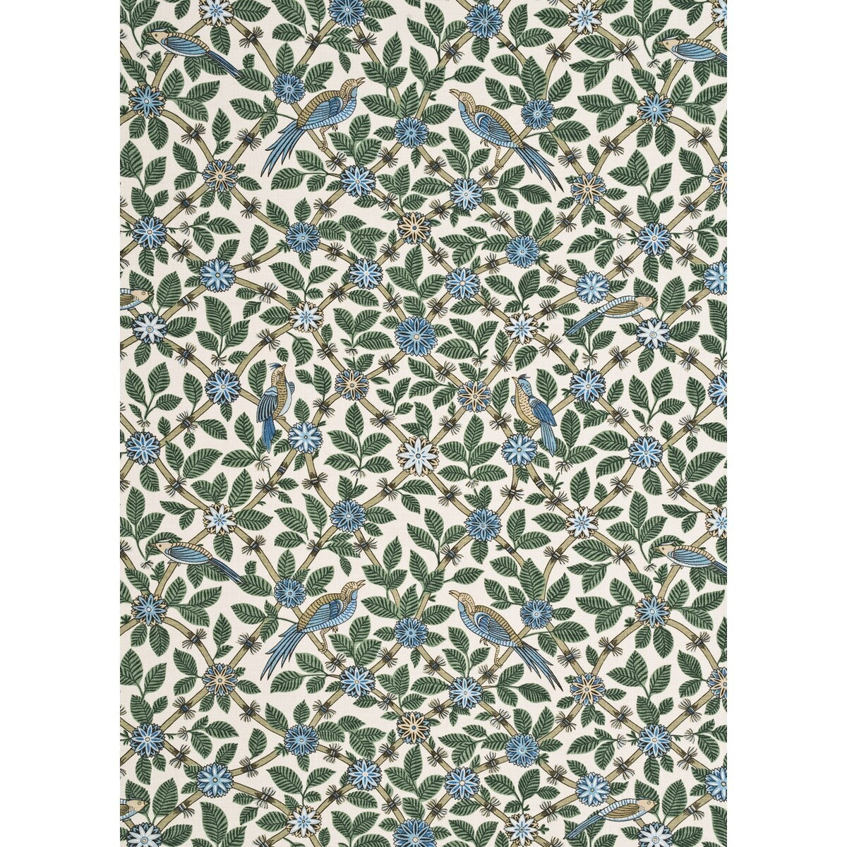 bp1046520-bamboo-bird-aquateal-g-p-j-baker - G P & J BAKER Fabric