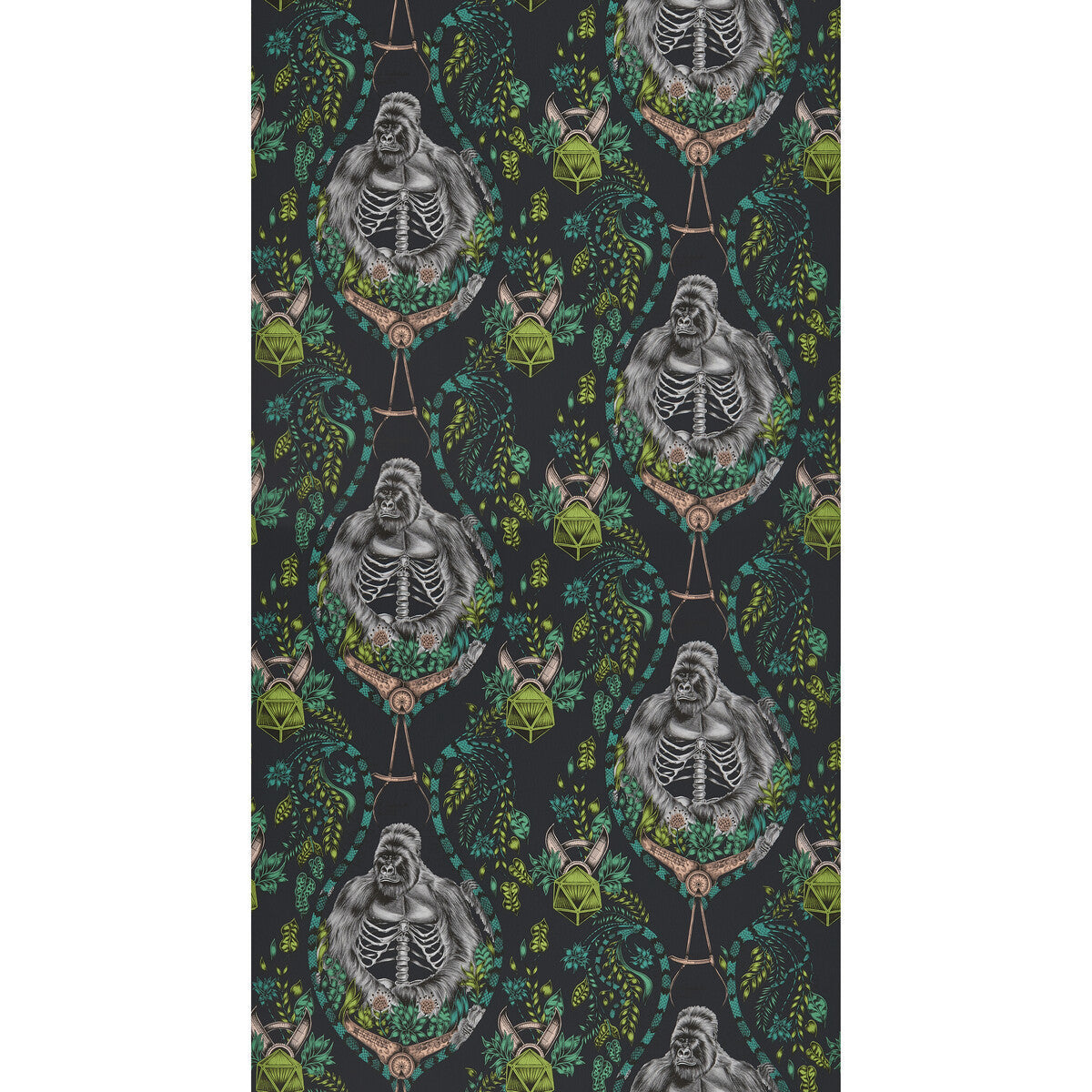 w012001cac0-silverback-charcoal-clarke-and-clarke - CLARKE AND CLARKE Wallpaper