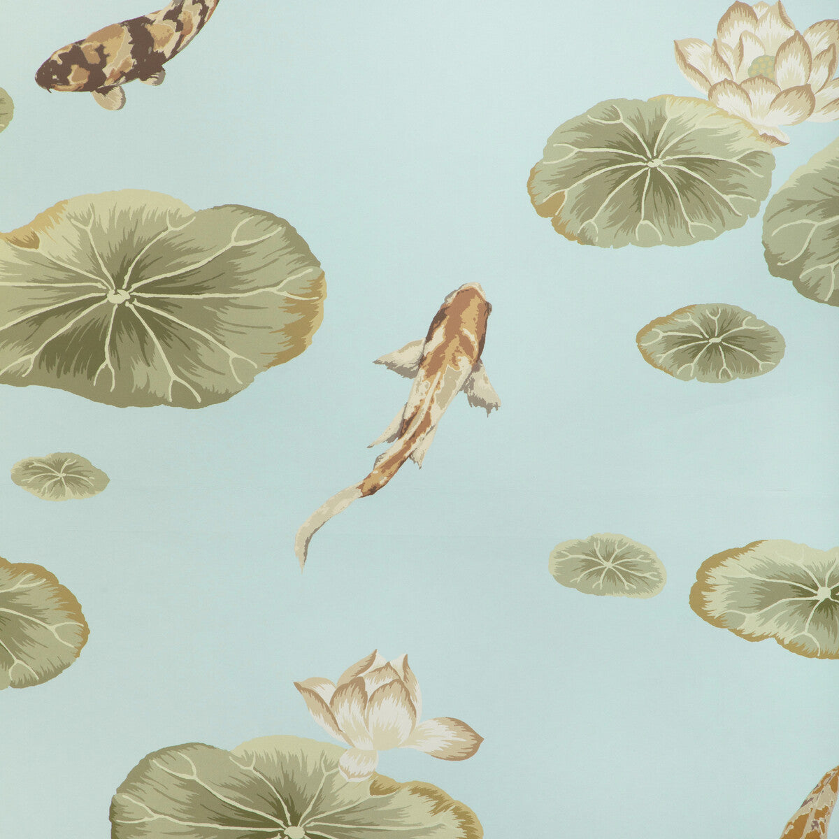 w41463160-lotus-pond-wp-freshwater-kravet-couture - KRAVET COUTURE Wallpaper