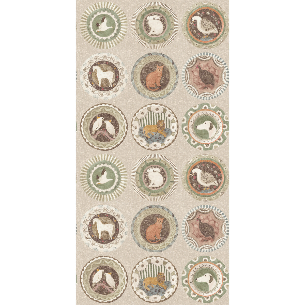 bw4512660-robinas-dinner-party-sage-g-p-j-baker - G P & J BAKER Wallpaper