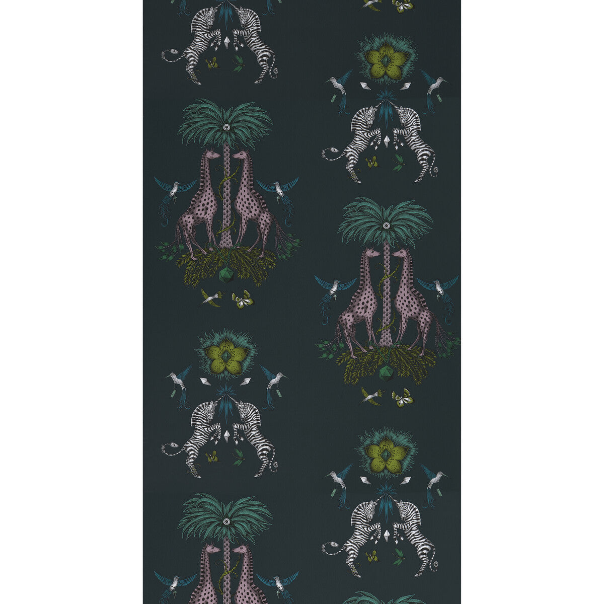 w011403cac0-creatura-teal-clarke-and-clarke - CLARKE AND CLARKE Wallpaper