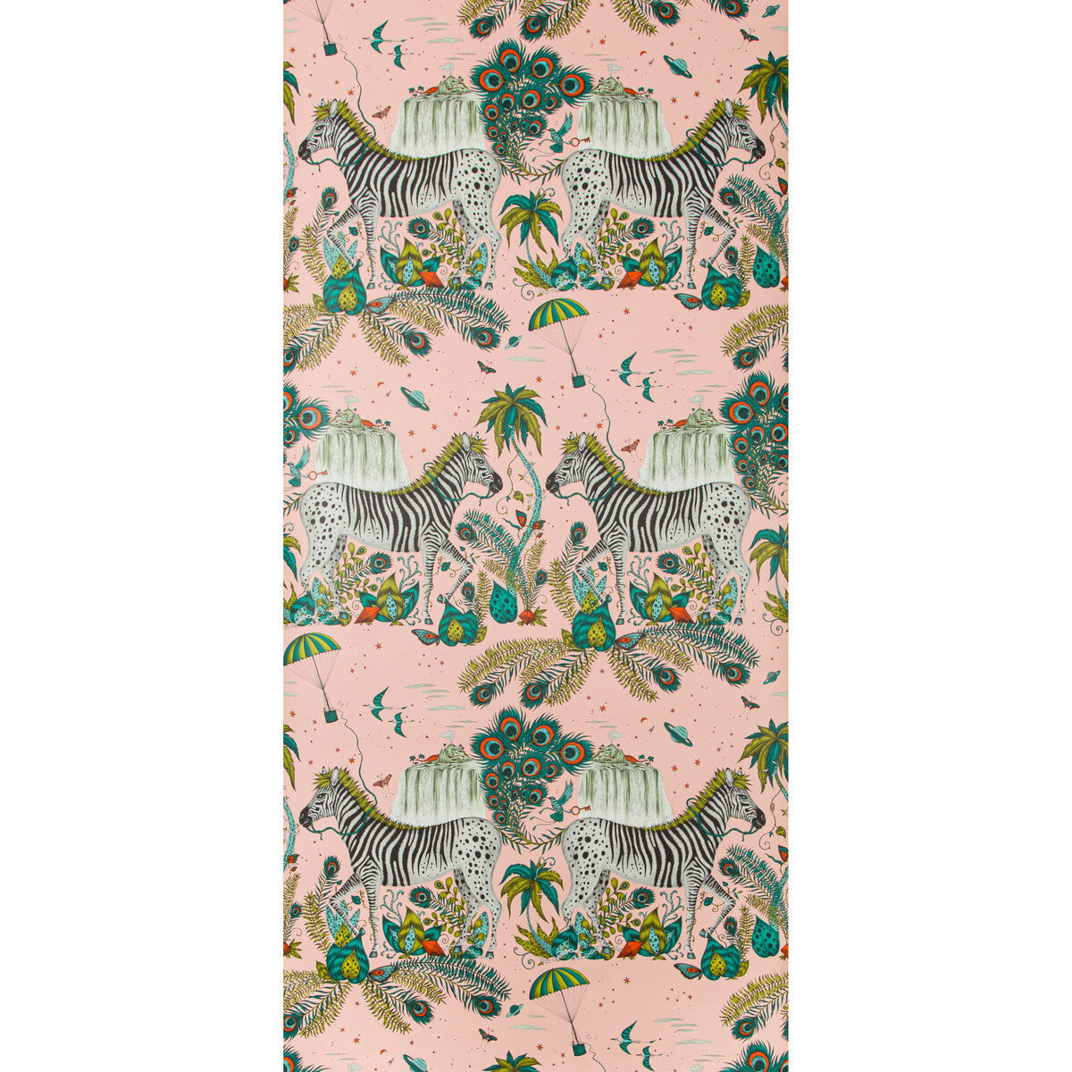 w011704cac0-lost-world-pink-clarke-and-clarke - CLARKE AND CLARKE Wallpaper