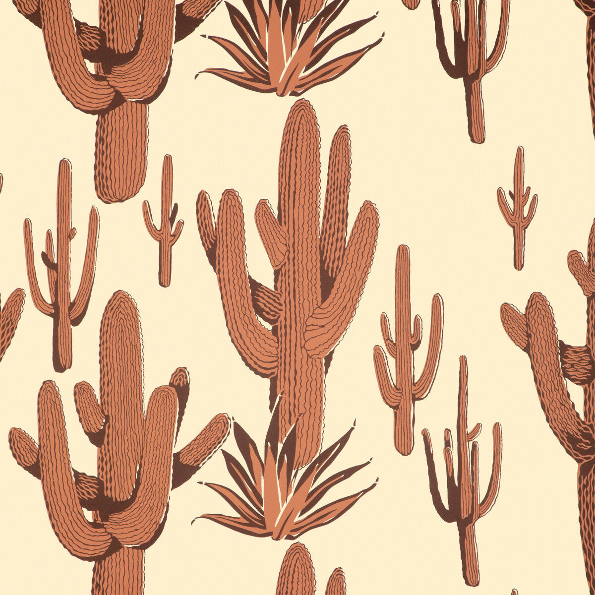 w42601240-cacti-land-wp-clay-kravet-couture - KRAVET COUTURE Wallpaper