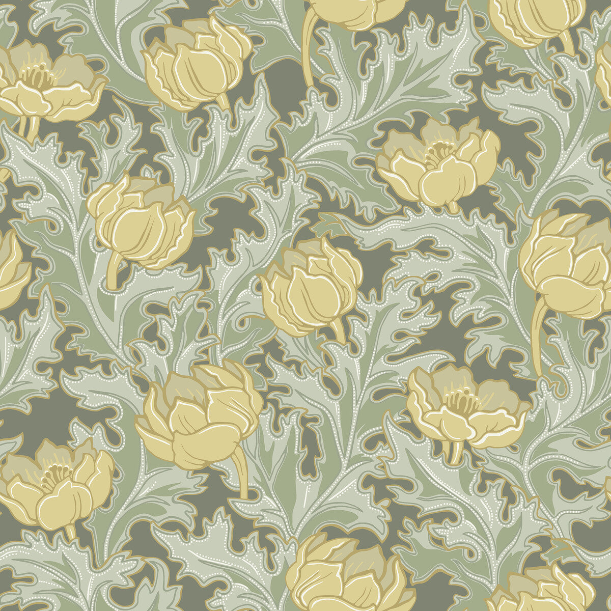 wdr1002wt0-willem-olive-winfield-thybony - WINFIELD THYBONY Wallpaper