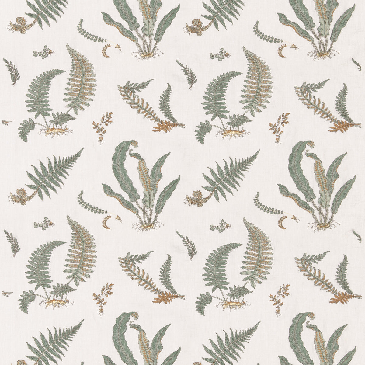 bf1099110-ferns-embroidery-verdigris-g-p-j-baker - G P & J BAKER Fabric