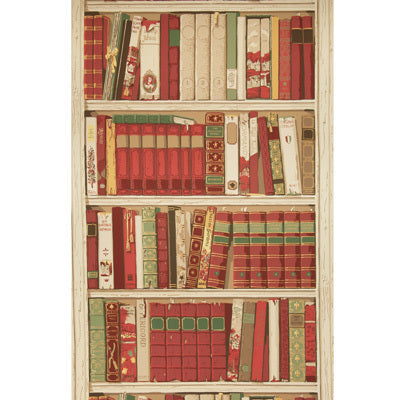 br-690801660-bibliotheque-red-brunschwig-fils - BRUNSCHWIG & FILS Wallpaper