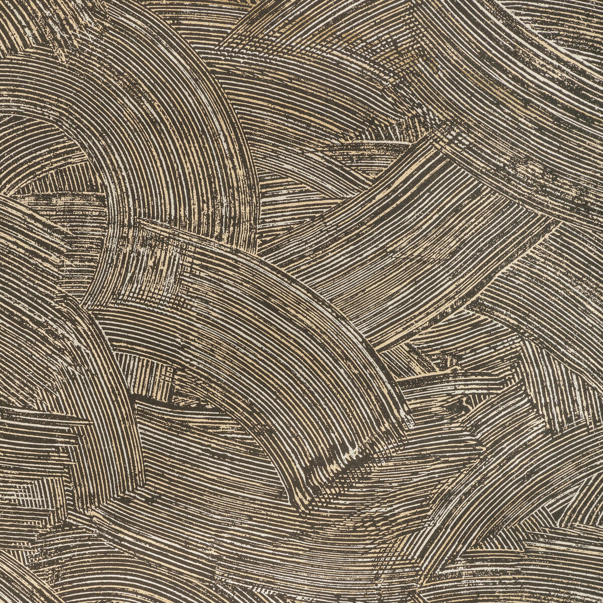 w383180-modern-swirl-wp-noir-kravet-couture - KRAVET COUTURE Wallpaper