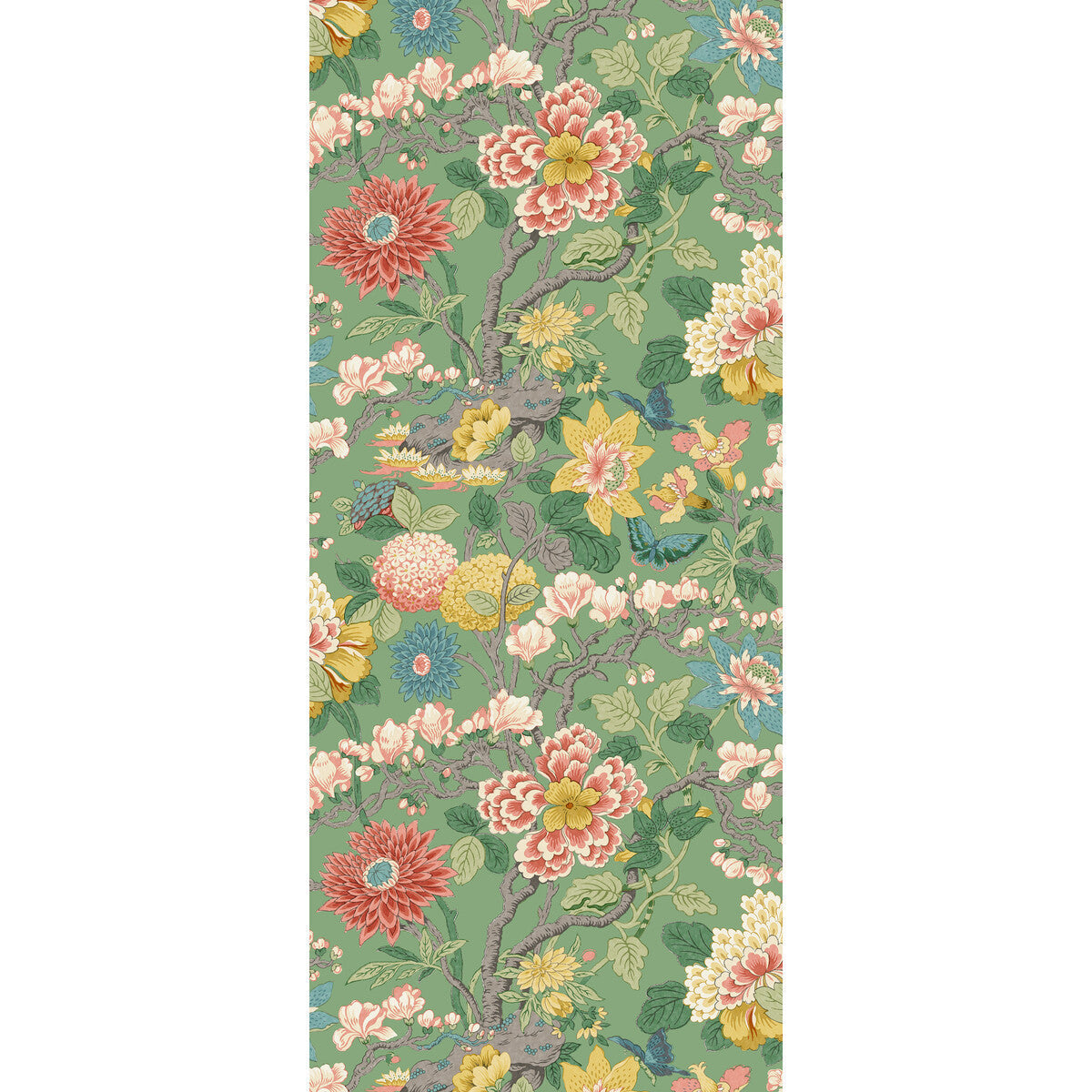 bw4512110-little-magnolia-emerald-g-p-j-baker - G P & J BAKER Wallpaper