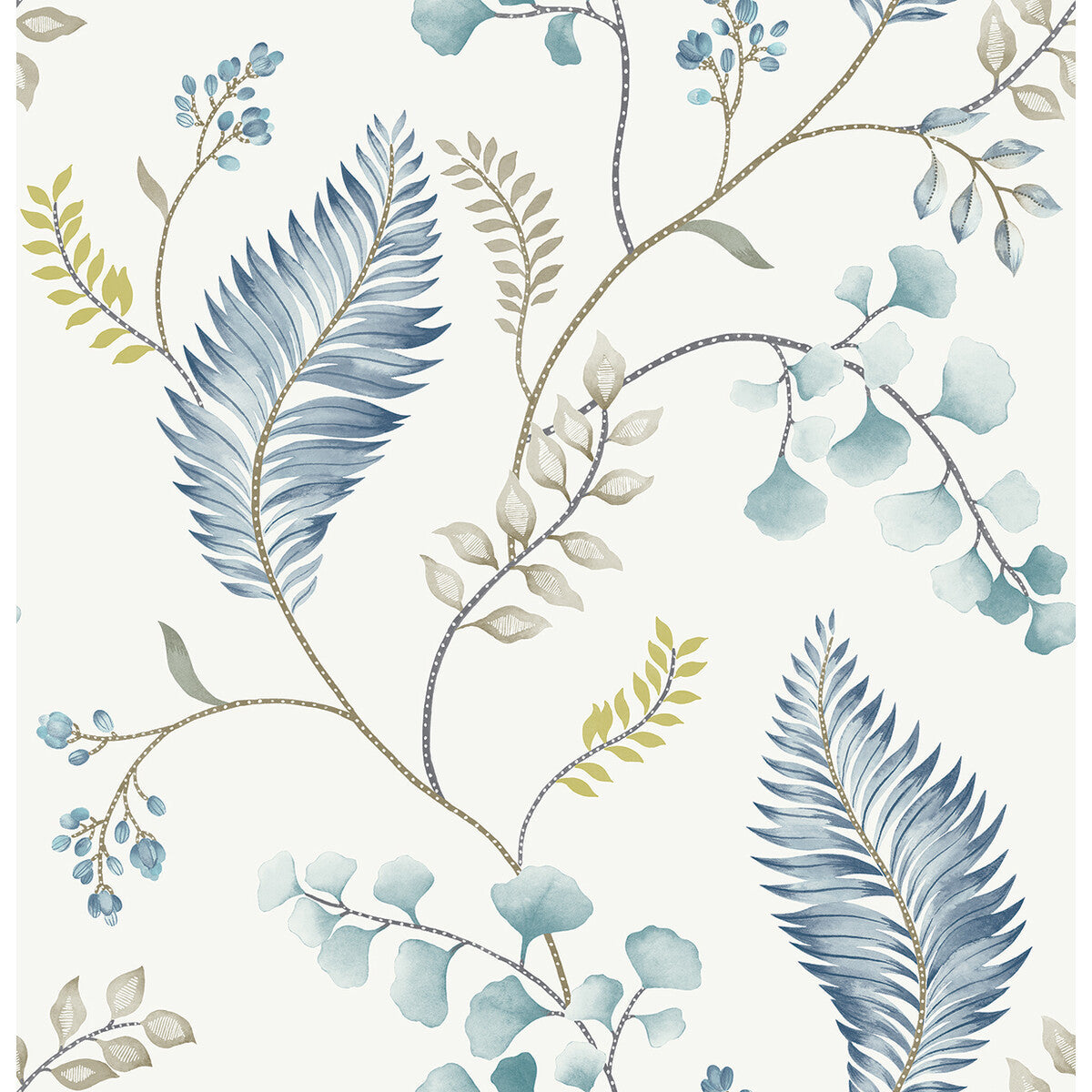 wtk20302wt0-el-monte-aquamarine-winfield-thybony - WINFIELD THYBONY Wallpaper