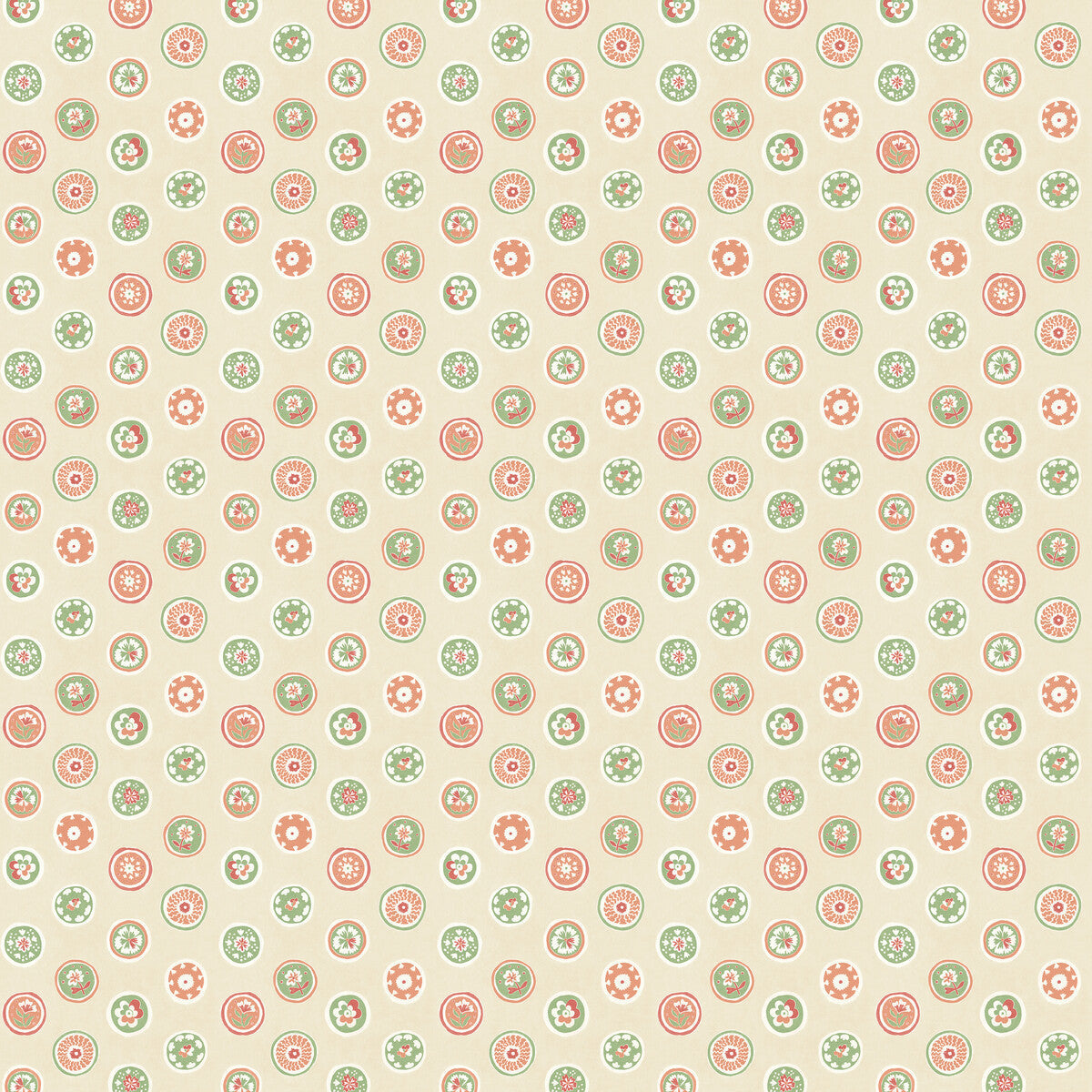 bw4514730-court-buttons-pinkgreen-g-p-j-baker - G P & J BAKER Wallpaper