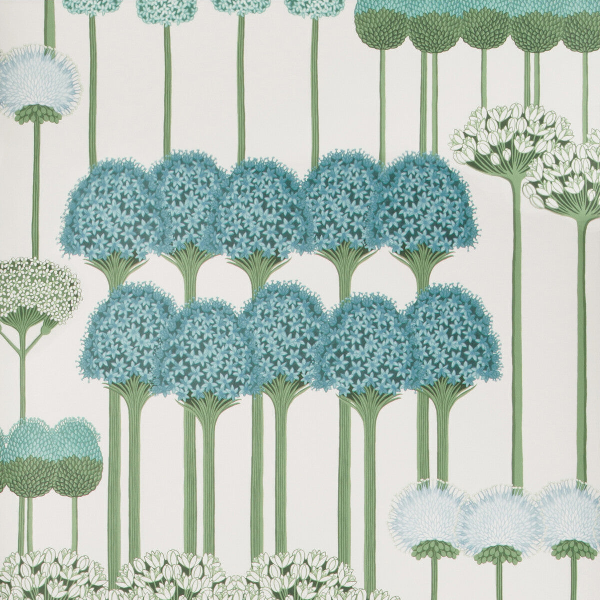 11512035cs0-allium-tealjadewhite-cole-son - COLE & SON Wallpaper