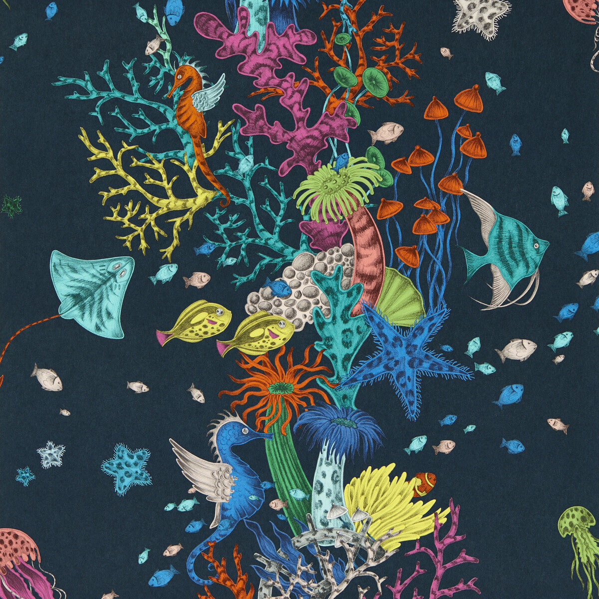 w021804cac0-seaforest-navy-wp-clarke-and-clarke - CLARKE AND CLARKE Wallpaper