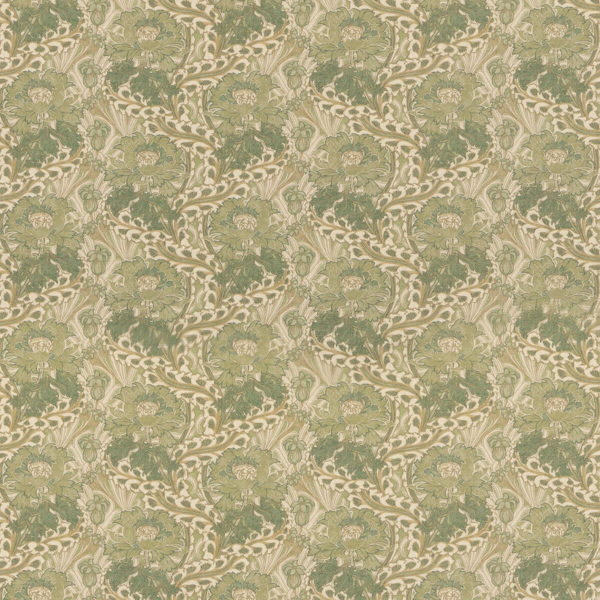 bp1098320-little-brantwood-green-g-p-j-baker - G P & J BAKER Fabric
