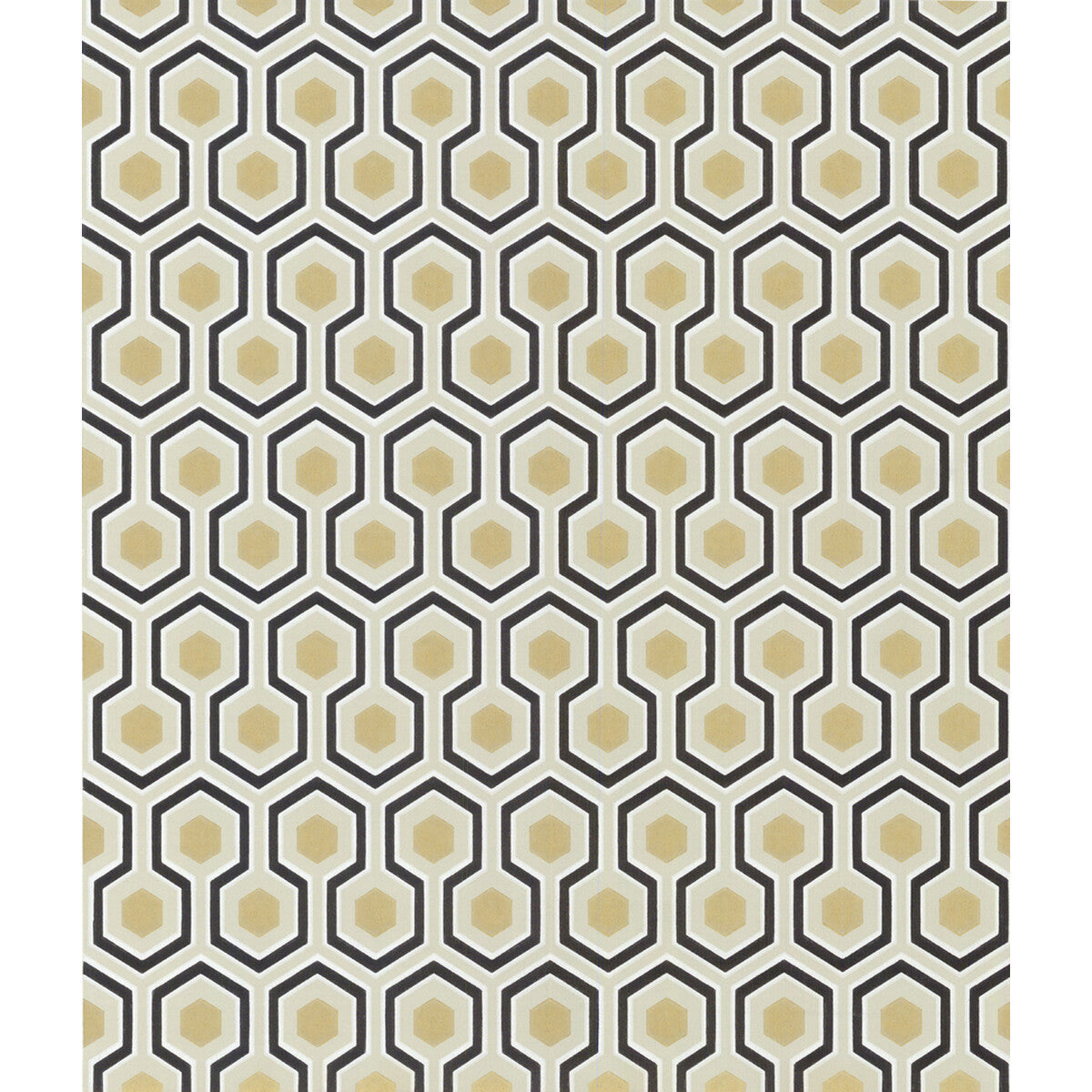 668056cs0-hicks-hexagon-blackg-cole-son - COLE & SON Wallpaper