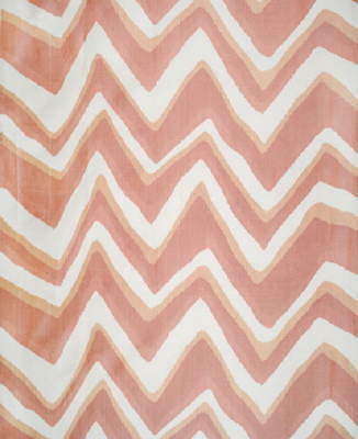 br-797856340-chevron-bar-silk-warp-print-coral-brunschwig-fils - BRUNSCHWIG & FILS Fabric