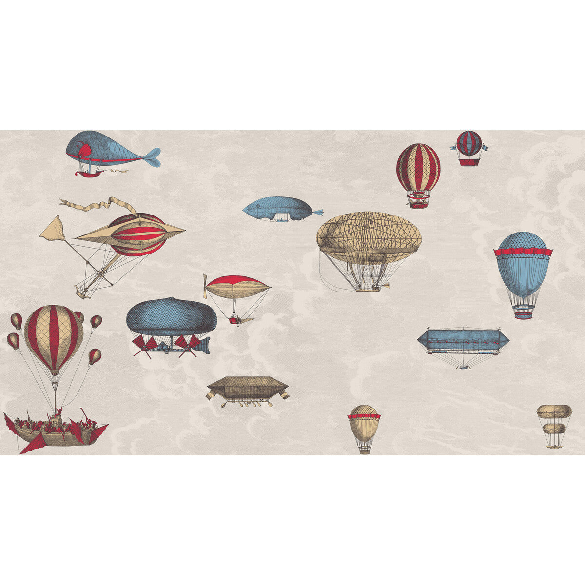 11410020cs0-macchine-volanti-stonerougeblue-cole-son - COLE & SON Wallpaper