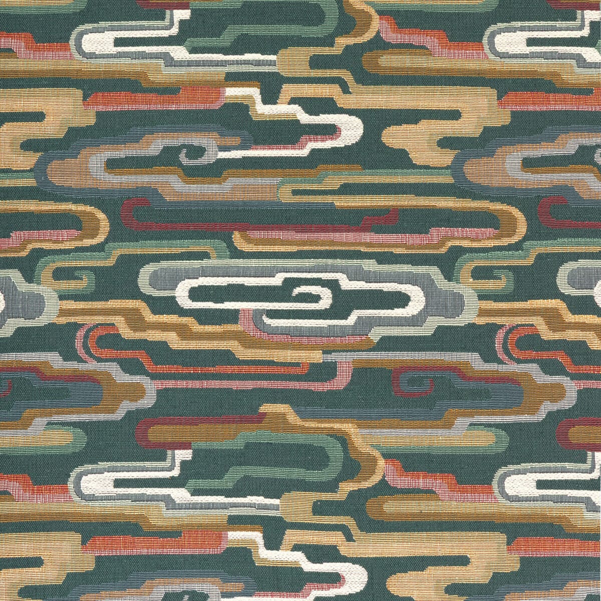 8025119530-nuage-tapestry-green-brunschwig-fils - BRUNSCHWIG & FILS Fabric