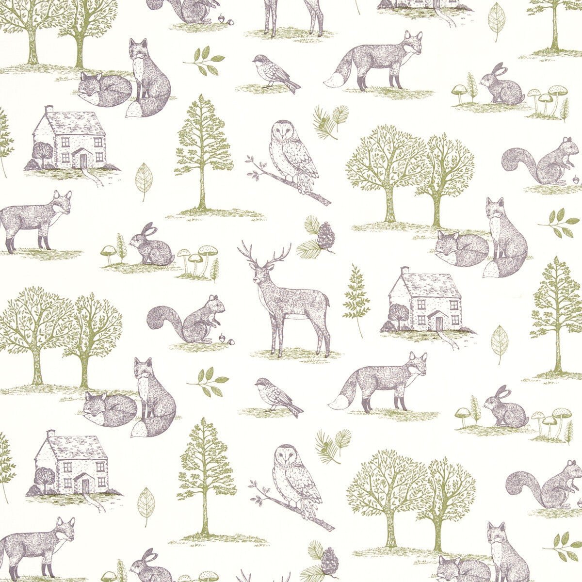 f078501cac0-new-forest-forest-natural-clarke-and-clarke - CLARKE AND CLARKE Fabric